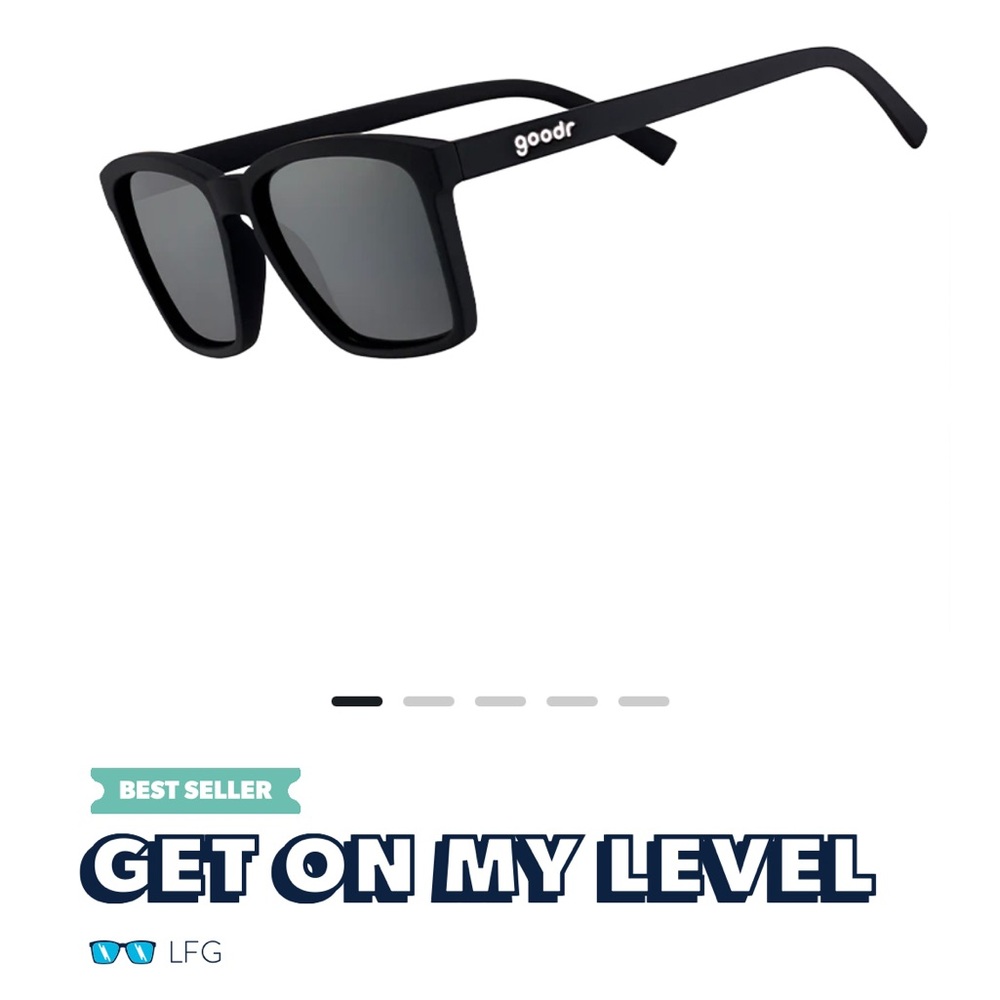 Goodr sunglasses ‘Get on my level’